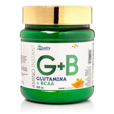 Quality Nutrition Glutamina + Bcaas 500 Gr