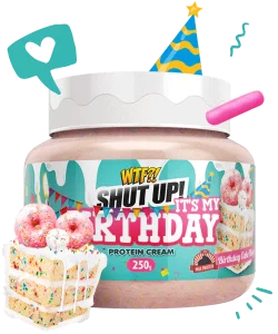 Crema Proteica de Max protein sabor tarta de cumpleaños